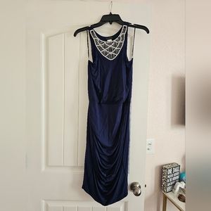 Navy blue dress